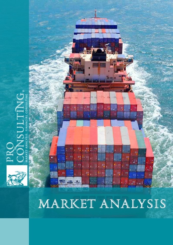 Overview of the maritime freight market in the Black Sea and Mediterranean regions. 2019